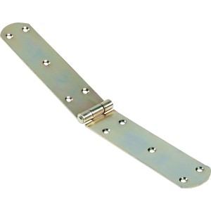 Sárga horganyzott 300 mm-es zsanér csavarozáshoz, rugalmas kötésekhez.