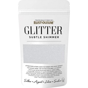 Rust-Oleum Csillámfesték ezüst, effekt festék falakra és bútorokra, 70g-os kiszerelés.