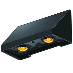 Napelemes LED falilámpa mozgásérzékelővel 2 x 0,5W 40 / 50lm
