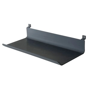 Fekete FN Acustico polc porszórt acélból panelekhez, 319x150x61,5 mm.