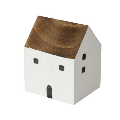 Boltze Home Gotan dekor figura 13,5 cm x 4,5 cm x 5,5 cm Fehér-barna
