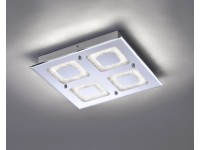 Lisa LED-es mennyezeti lámpa króm