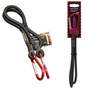 Quickloader Szorítógumi karabínerrel 45 kg 80 cm