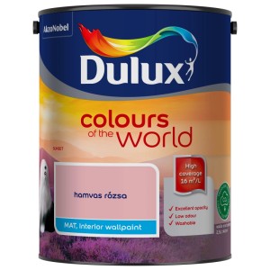 Dulux A Nagyvilág Színei beltéri falfesték Provence Hamvas rózsa matt 5 l