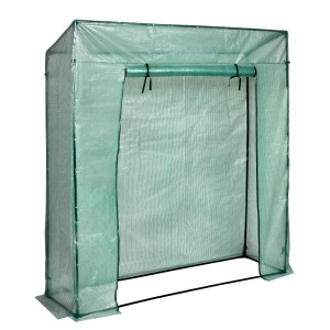 Téglalap alakú, átlátszó 1,17 m² fóliasátor növénytermesztéshez.