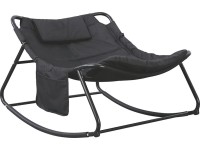 Lomitas hintaszék fekete 68 cm x 86 cm x 107 cm Lomitas hintaszék fekete 68 cm x 86 cm x 107 cm