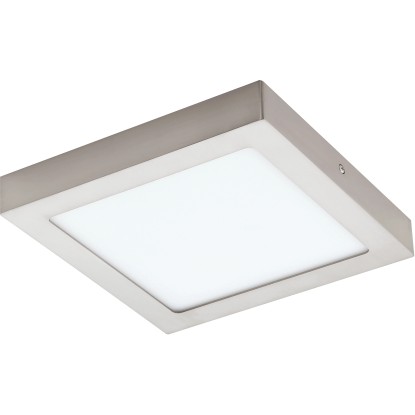 Eglo Connect Fueva LED-es felszerelhető lámpa matt nikkel 22,5 cm x 22,5 cm