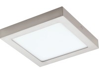 Eglo Connect Fueva LED-es felszerelhető lámpa matt nikkel 22,5 cm x 22,5 cm Eglo Connect Fueva LED-es felszerelhető lámpa matt nikkel 22,5 cm x 22,5 cm