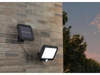 REV Ritter LED-es napelemes lámpa PIR érzékelővel 300 lm 10 000 K IP44 fekete REV Ritter LED-es napelemes lámpa PIR érzékelővel 300 lm 10 000 K IP44 fekete