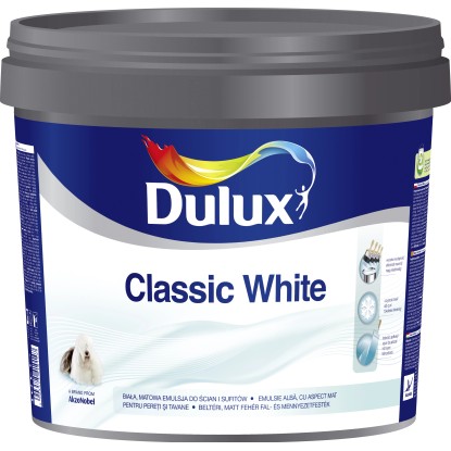 Dulux falfesték beltéri  Classic White fehér 10 l