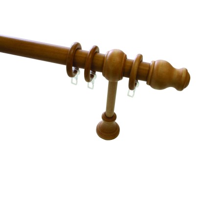 GARDINIA garnitúra Lugano Classic  28 mm diófa 200 cm