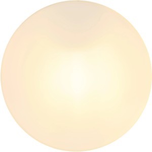 Kerek Globo kültéri mennyezeti lámpa, 1 izzós, matt fekete, opálfehér üveggel, 184x65 mm.