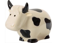Dekorfigura, tehén, 17,5 cm, fehér-fekete Dekorfigura, tehén, 17,5 cm, fehér-fekete