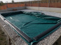 Summer Fun téli borítás négyszögletes medencéhez 8,0 m x 4,0 m vízzsákok nélkül