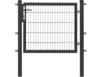 Floraworld egysz. kapu Premium kétr. hálós kerítésp. antracit 100 cm x 120 cm
