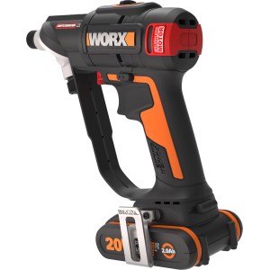 Worx 20V akkus fúró-csavarozó WX177 2Ah akkumulátorral és kofferrel.