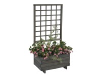 Gaspo Hellbrunn ültetőláda futtatóráccsal 140 cm x 68 cm x 37 cm vintage szürke