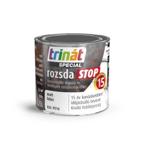 Doboz t.b.t. rozsdavédő festék, fehér, matt. Korrózióvédelem fémhez.