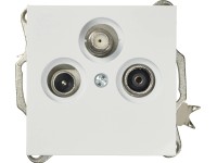 OBI TV/RF/SAT antenna-csatlakozóaljzat Andromeda polárfehér