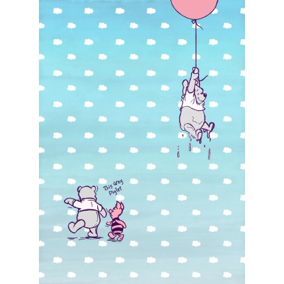 Komar fotótapéta Winnie Pooh Piglet 184 cm x 254 cm FSC