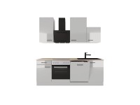 Flex-Well Exclusiv konyha 1701-017sWs Lund 220 cm v.szürke fényes -füstszürke Flex-Well Exclusiv konyha 1701-017sWs Lund 220 cm v.szürke fényes -füstszürke