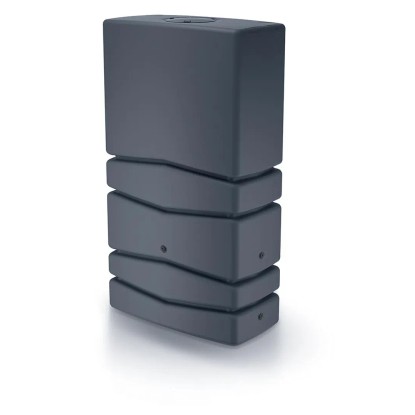 Waterform Aqua Tower esővízgyűjtő tartály, 350 l, antracit, szögletes forma. Kerti tároló.