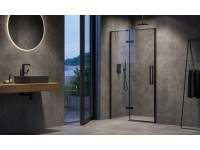 Zuhanyajtó COOL COSD2-120 fekete + transparent Zuhanyajtó COOL COSD2-120 fekete + transparent