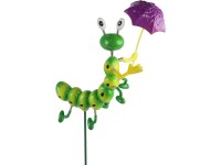 Hernyó földbe szúrható dísz ernyővel 42 cm