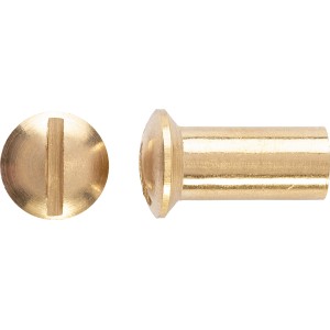 M5 x 15 mm-es sárgaréz hüvelyes anya 8 db