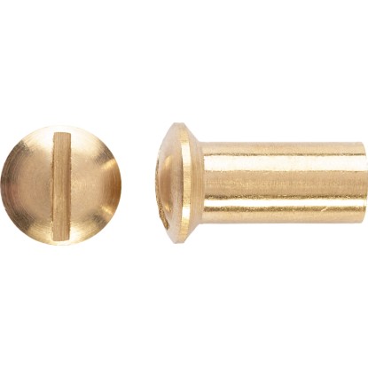 M5 x 15 mm-es sárgaréz hüvelyes anya 8 db