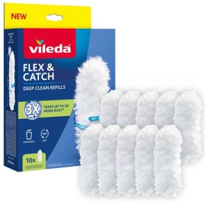 Vileda Flex & Catch poroló utántöltő, 10 darab. A hatékony portalanításhoz a háztartásban.