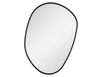 Organikus formájú tükör fekete alumínium kerettel 55 cm x 72 cm Organikus formájú tükör fekete alumínium kerettel 55 cm x 72 cm