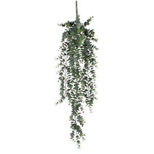 Mica Decorations függő eukaliptusz műnövény, 78 cm magas, zöld levelek.