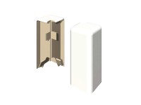 Egger Szegélyléc Külső sarkok Univerzális fehér 2 darab Egger Szegélyléc Külső sarkok Univerzális fehér 2 darab