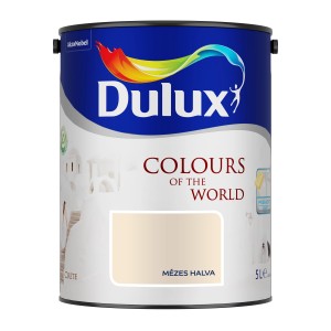 Dulux falfesték vödör, Mèzes Halva szín, színes falakhoz.