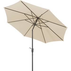 Schneider Harlem napernyő, Ø 270 cm, természetes, dönthető funkcióval.