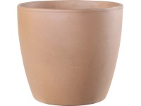 Deroma Egg Pot virágcserép 24,6 cm x 21,7 cm terrakotta-fehér