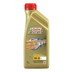 Castrol Edge Titanium FST Long Life 1 l motorolaj arany színű tartályban.