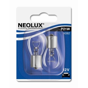NEOLUX P21W autó izzók, 12V, dupla csomagban. Autó izzók autóelektronikához.