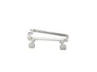 Füles függönycsúszka kisgörgős menny.sínhez