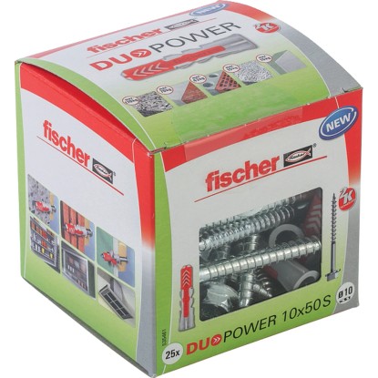 Fischer Duopower 10 x 50 S LD biztonsági csavarral