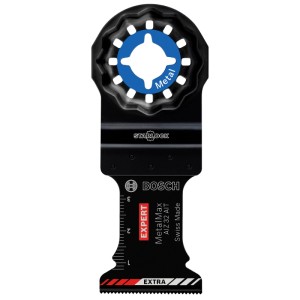 Fekete Bosch Expert AIZ 32 AIT MetalMax merülőfűrészlap Starlock rögzítéssel multifunkciós szerszámokhoz, fém vágásához.