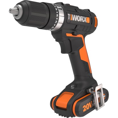 Worx WX370 akkumulátoros ütvecsavarozó 20 V, 2 Ah-s akkuval és táskával