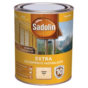 Sadolin Extra időjárásálló festék, színtelen, a hosszantartó védelemért és a szép felületekért.
