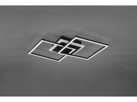 Trio Venida LED-es mennyezeti lámpa matt fekete