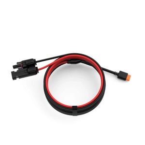 Ecoflow Szolárkábel MC4-től XT60i-ig, fekete-piros, napelem csatlakoztatáshoz.