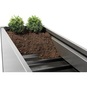 Biohort köztes padló fém magaságyáshoz, csökkenti a talaj térfogatát és megtakarítja a töltőanyagot.