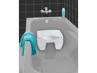 Wenko Secura fürdőkádzsámoly teherbírás 150 kg műanyag feh 40 cm x 21 cm x 31 cm