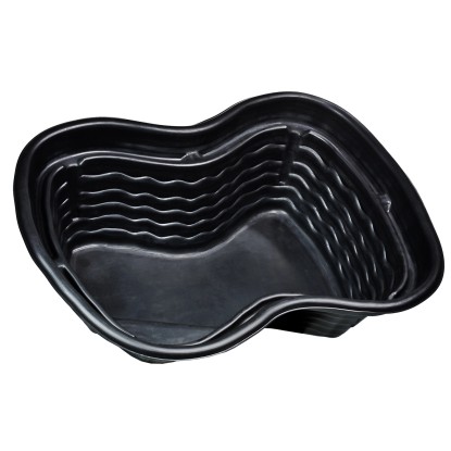 Heissner tómeder PE 500 l vese alakú fekete