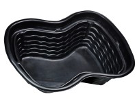 Heissner tómeder PE 500 l vese alakú fekete Heissner tómeder PE 500 l vese alakú fekete